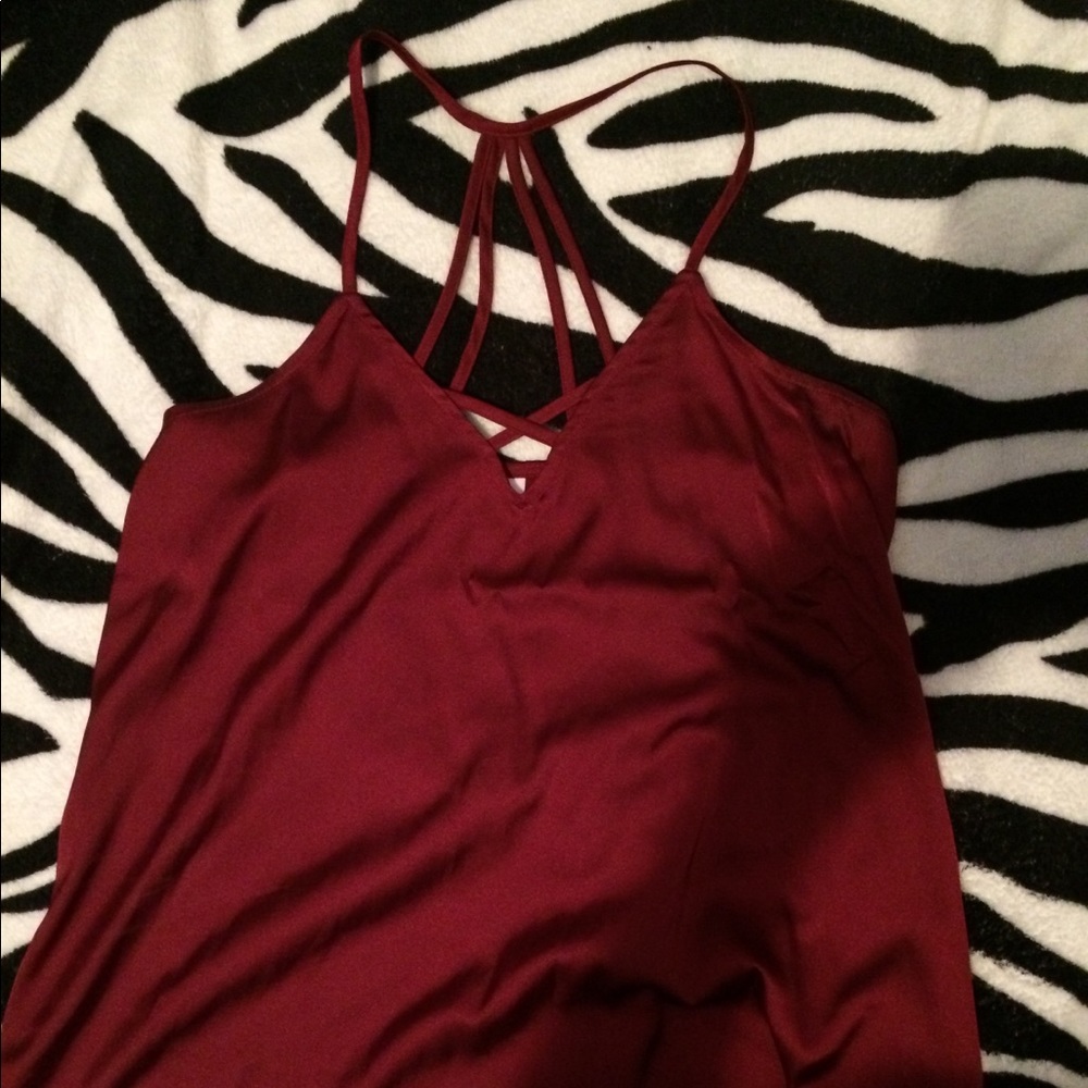 Red camisole